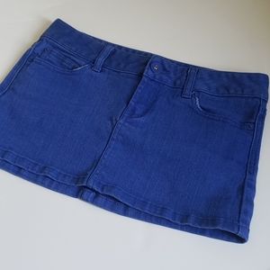 Dotti denim mini  blue skirt. Size 8